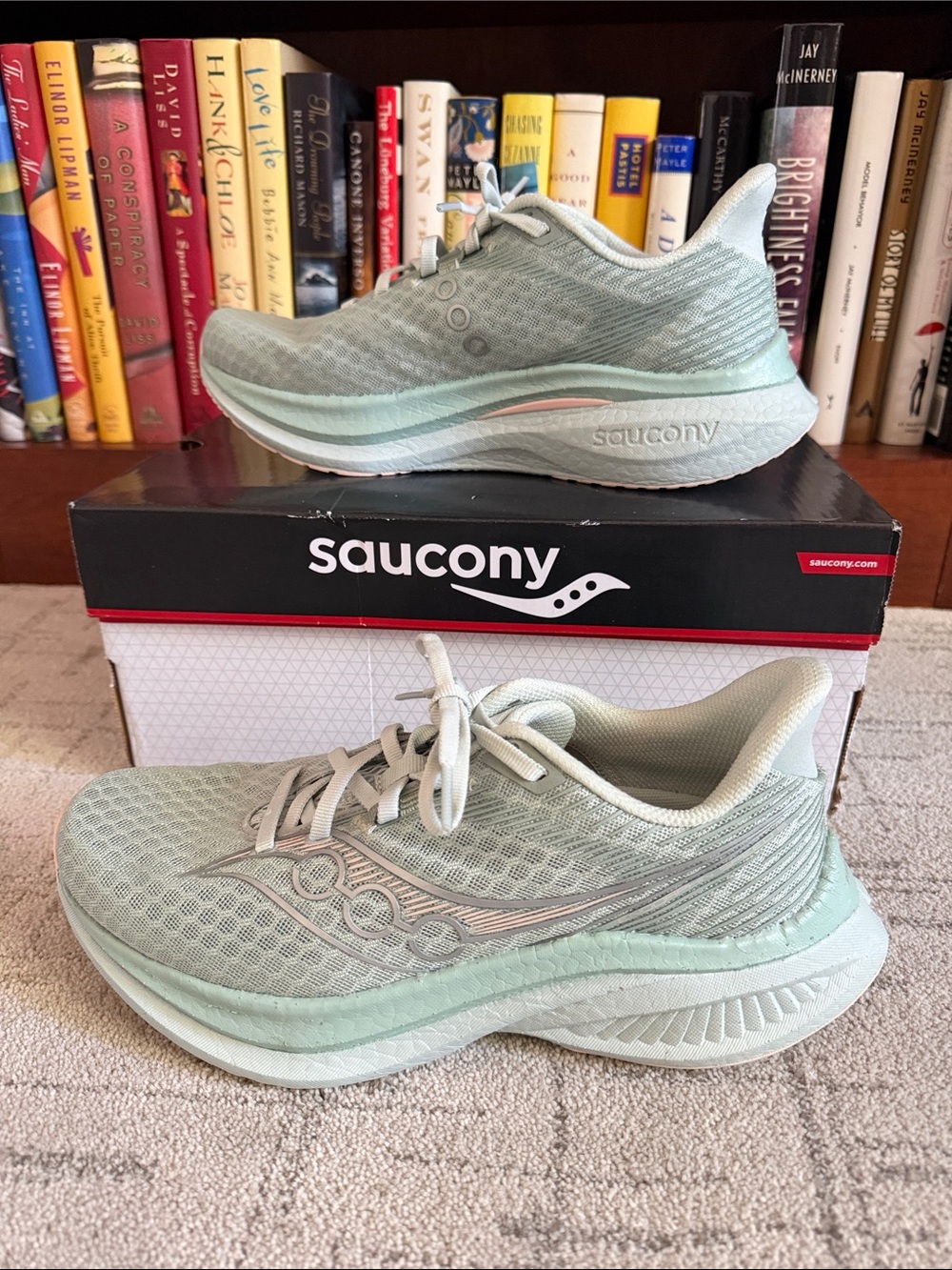 Saucony Endorphin Speed 5, Women’s 9, Aloe (minty green) - Picture 5 of 9